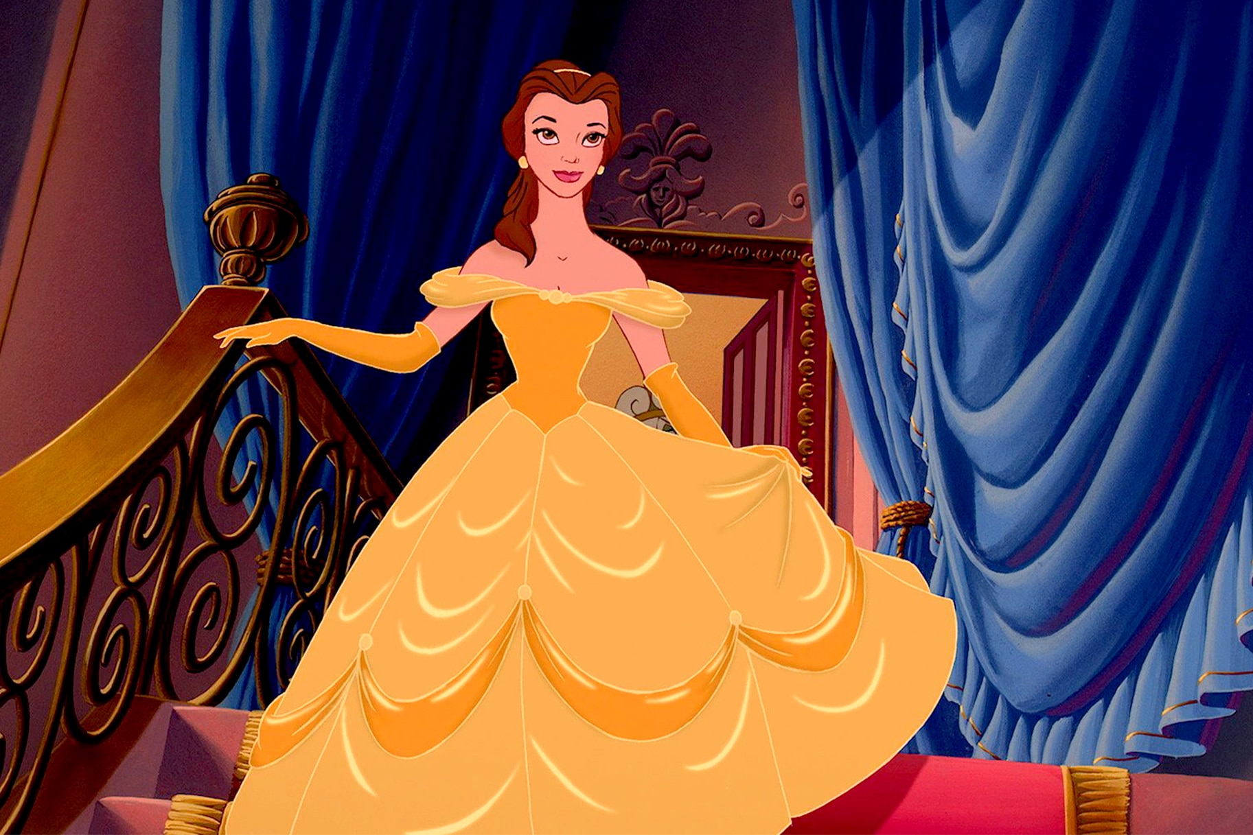 Preview The Yellow Dress From the Live Action Beauty and the Beast ...