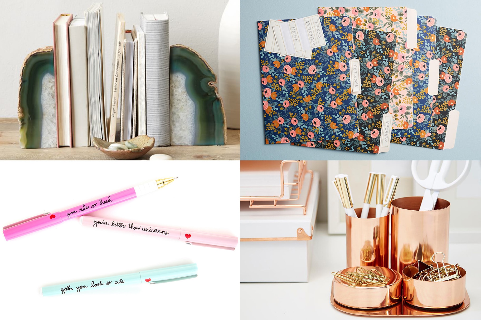 Favorite Things: Gold Office Supplies that are Going to Rock Your World - A  Slice of Style