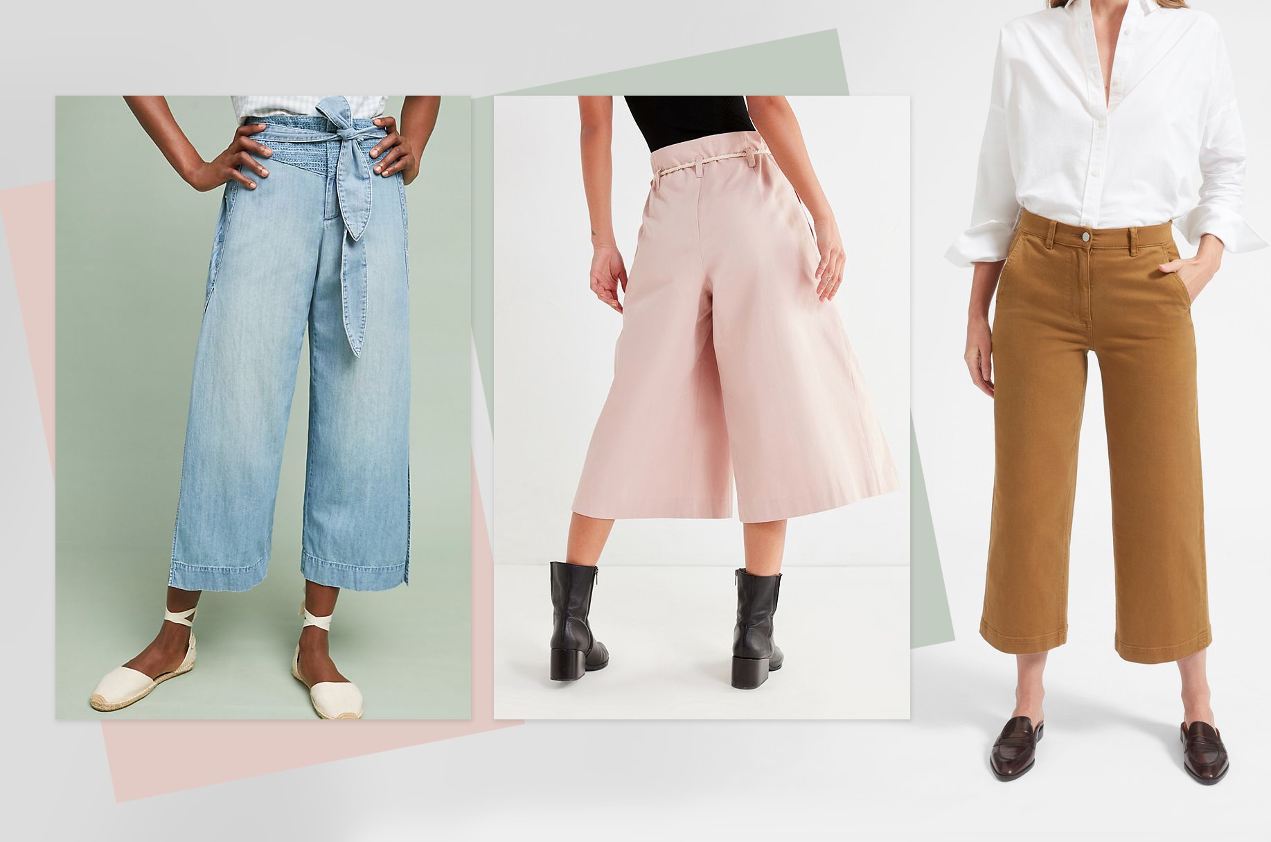 Best Culottes for Spring: Stylish Wide-Leg, High-Waist Pants | Style ...