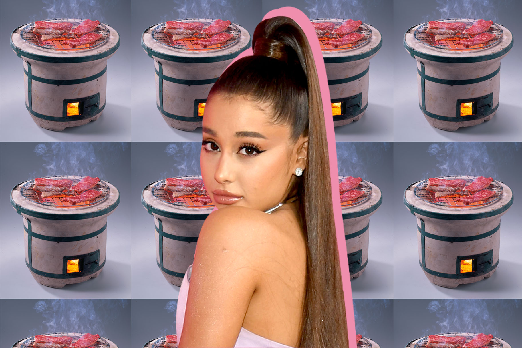 Ariana Grande Tattoo Japanese Reads Barbecue Not 7 Rings