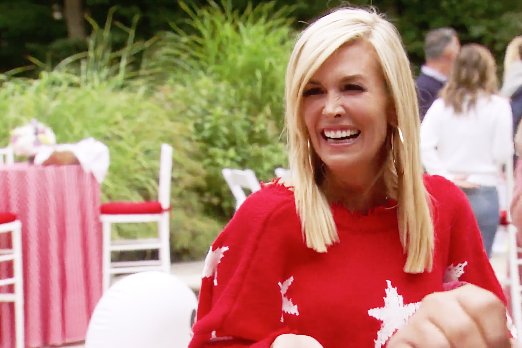 Tinsley Mortimer Wildfox Red Sweater