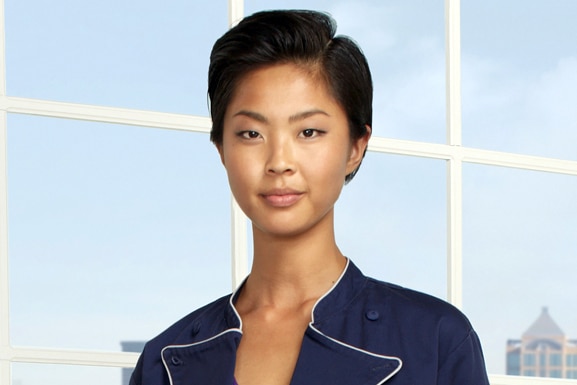 A promo picture of Kristen Kish during Top Chef Season 10.