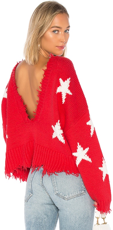 Tinsley Mortimer Wears Wildfox Ripped Red Star Sweater: RHONY | Style ...