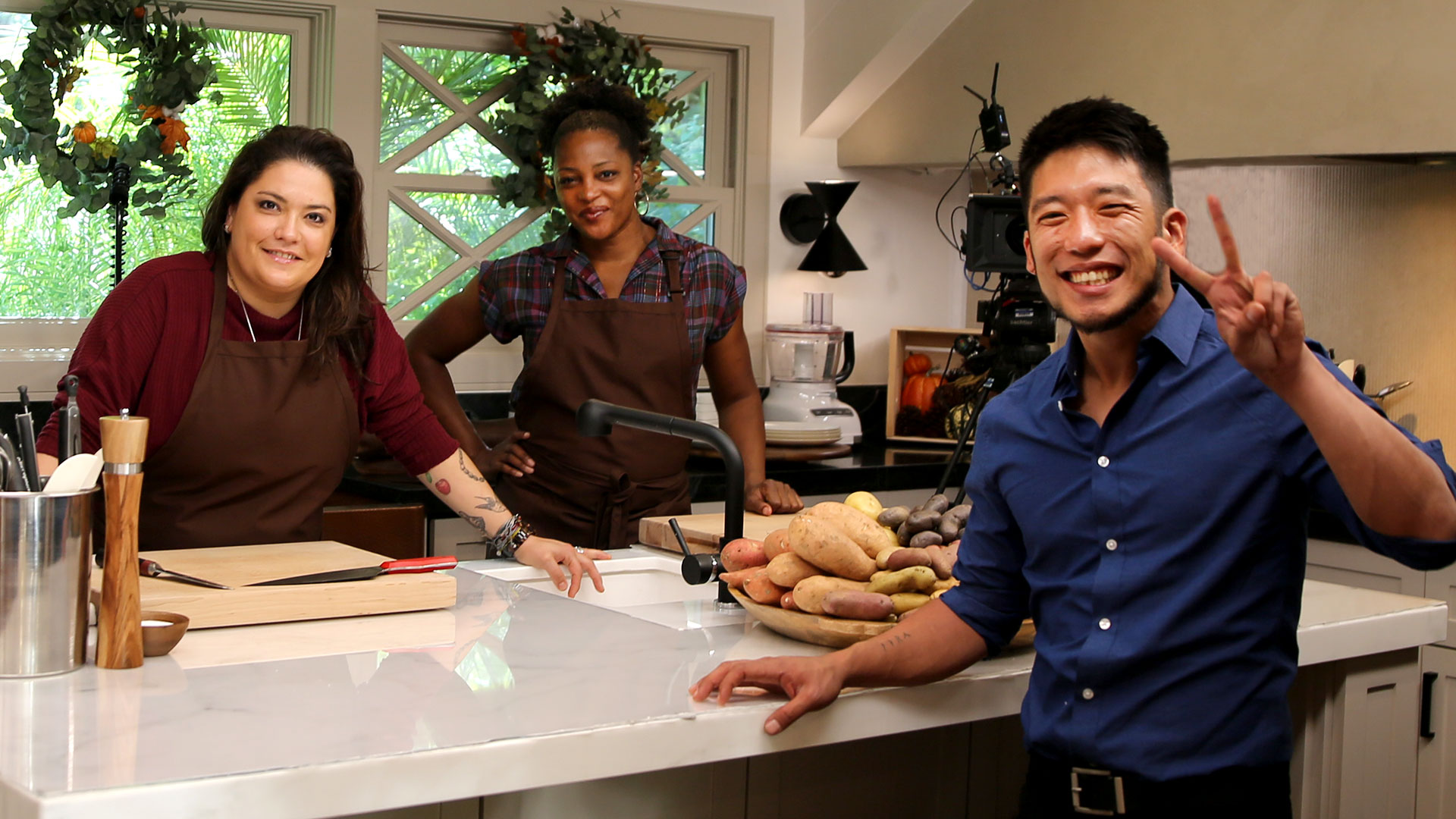 Watch Top Chef Season 18 Alums Take on a Friendsgiving Side Dish Challenge