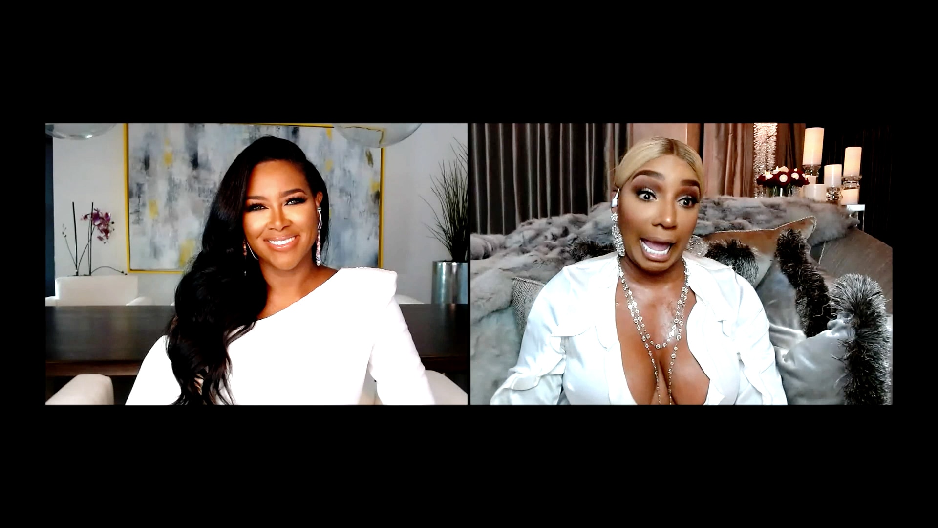 Watch Nene Leakes and Kenya Moore Clash Within the First Minute of the Reunion Taping! The Real Housewives of Atlanta Season 12