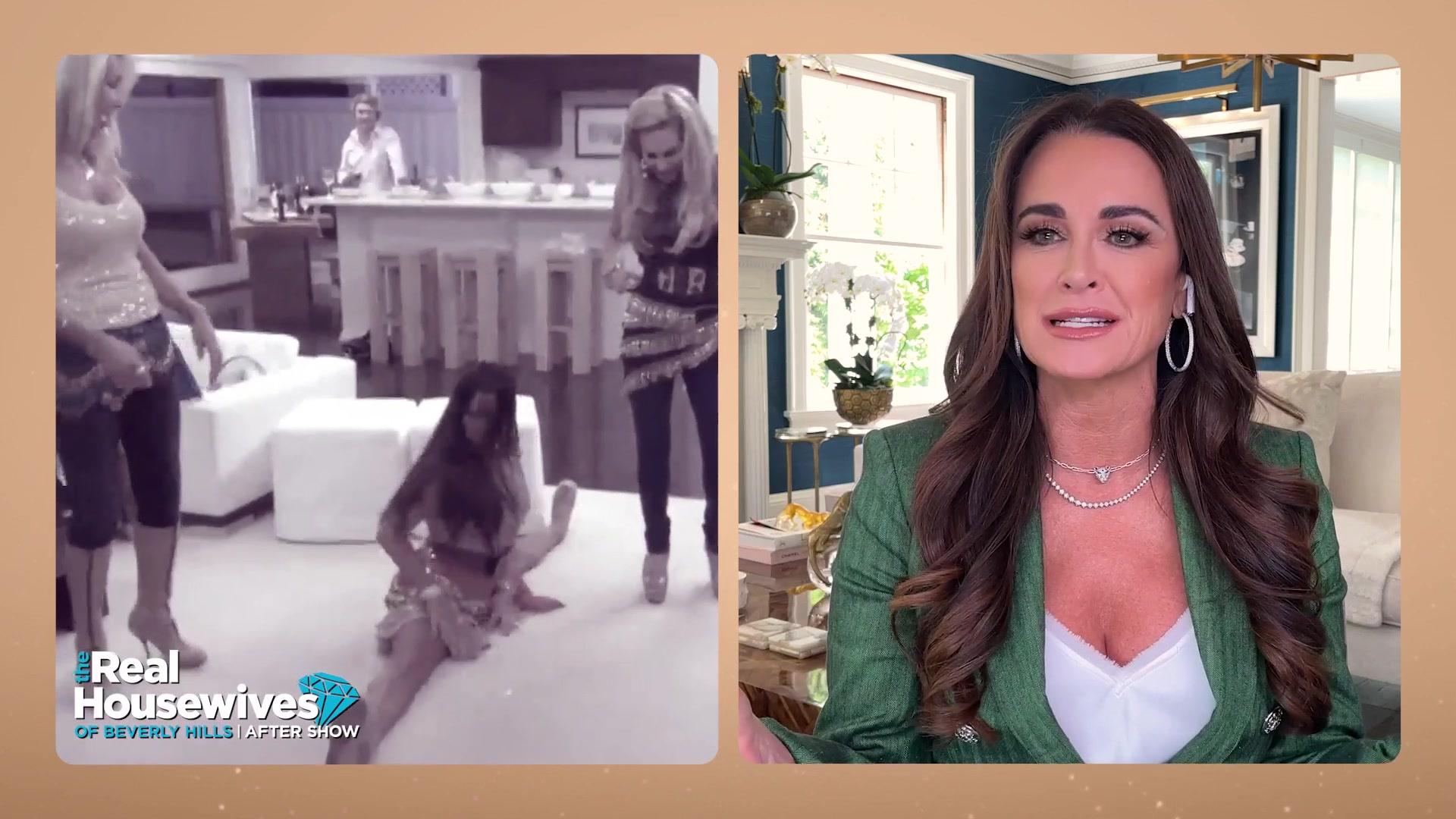 Here's the History Behind Kyle Richards Doing the Splits