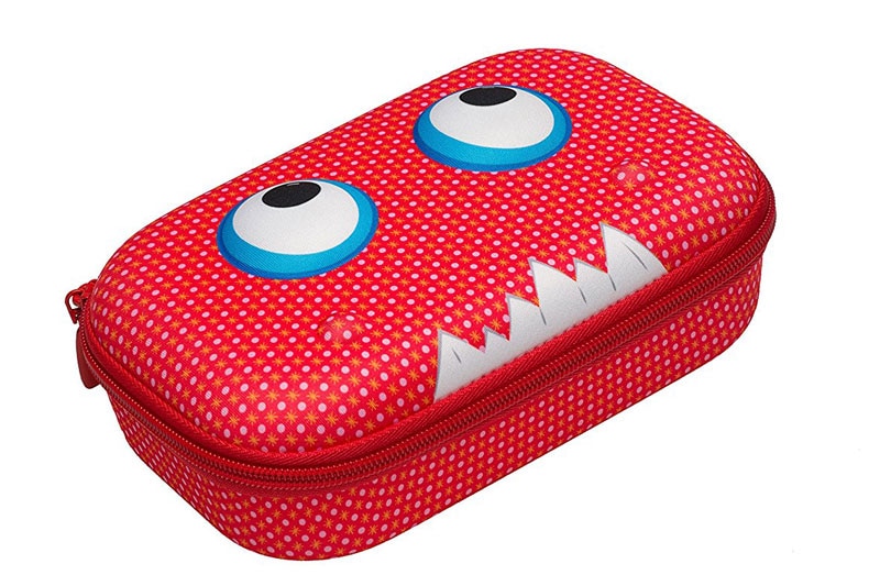 Zipit Large Recycled Plastic Pencil Box, Large Capacity, Fits Up to 60 Pens