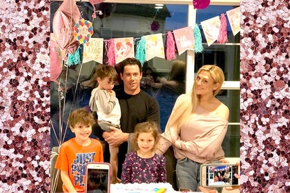 Gina Kirschenheiter with Ex-Husband Matt Kirschenheiter at Daughter Sienna's Fifth Birthday Party