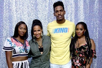 Sheree Whitfield with her three children, Kairo Whitfield, Tierra Fuller and Kaleigh Whitfield.