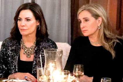 Luann de Lesseps and Sonja Morgan on The Real Housewives of New York City