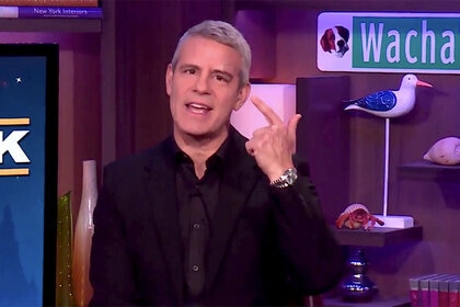 Andy Cohen Wwhl Bandaid Injury