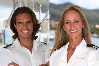 Split image of Ben Willoughby Leigh and Ann Smith from Below Deck