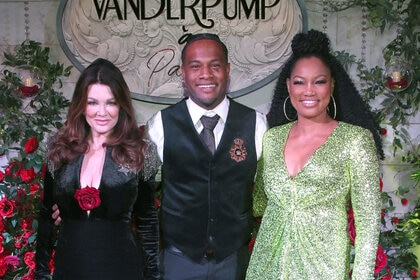 Lisa Vanderpump Garcelle Beauvais and Oliver Saunders on red carpet
