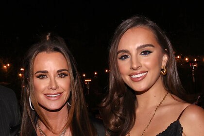 Kyle Richards and Alexia Umansky at a premiere party