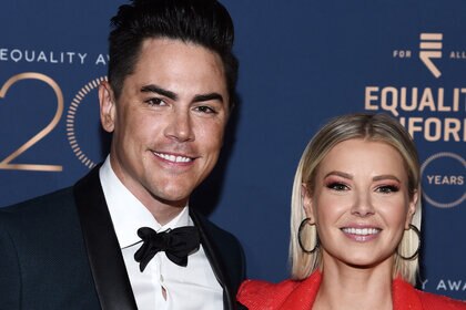 Ariana Madix and Tom Sandoval at an event.