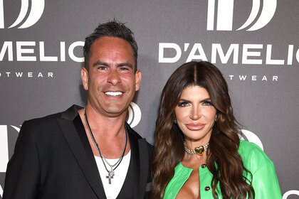 Teresa Giudice and Louie Ruelas at an event together