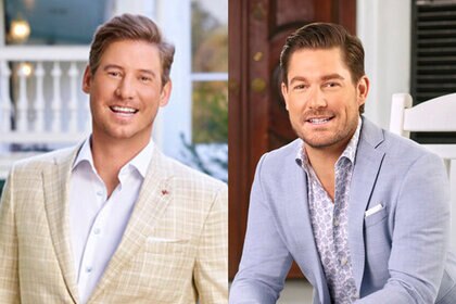 A split screen image of Austen Kroll and Craig Conover from Southern Charm