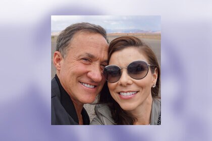Heather Dubrow and Terry Dubrow smiling together.