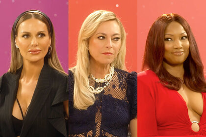 Split of Dorit Kemsley, Sutton Stracke, and Garcelle Beauvais on the RHOBH aftershow.