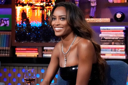 Ciara miller appears on Watch What Happens Live with Andy Cohen