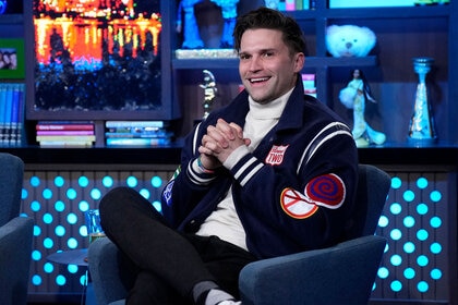 Tom Schwartz at the Watch What Happens Live clubhouse in New York City.