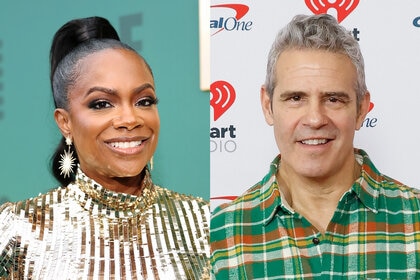 A split of Kandi Burruss and Andy Cohen.