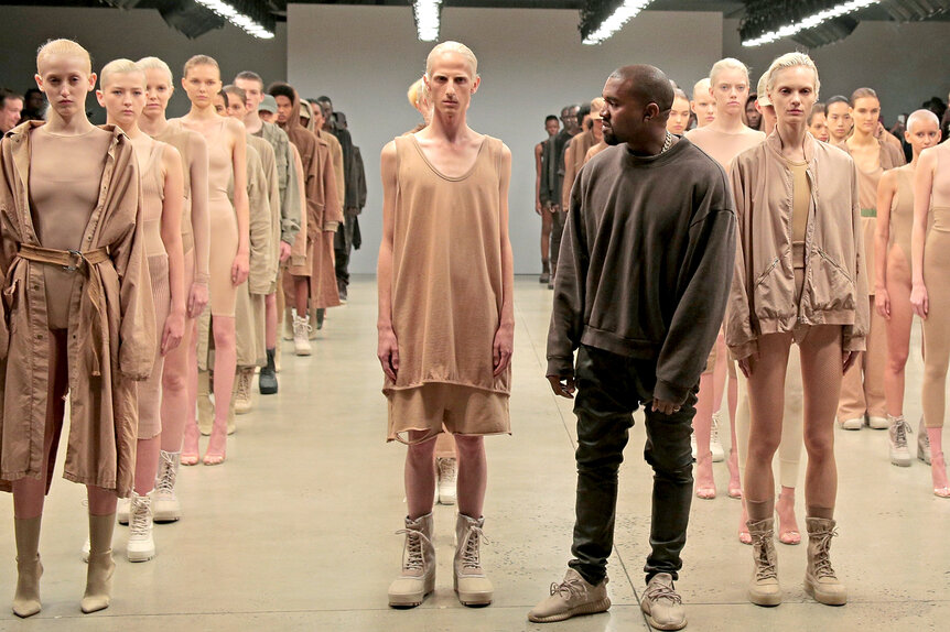 Kanye West Yeezy Season 4 Show at NYFW: Models Collapse