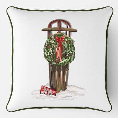 Holiday Sled Pillow