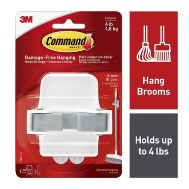 Command™ Broom Gripper (2 pack)