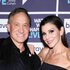 Heather Dubrow and Terry Dubrow pose together at Watch What Happens Live
