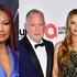 Split of Garcelle Beauvais at the 2024 Astra TV Awards and Dorit Kemsley with Paul Kemsley at the Elton John Oscars viewing party
