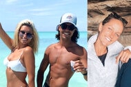 Split image of Leigh Ann Smith, Ben Willoughby and Camille Lamb of below deck