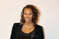 Eva Marcille poses for a photo at en event.