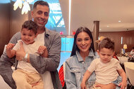 Jessel Taank with her husband, Pavit Randhawa, and her two sons Kai and Rio.