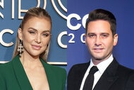 Lala Kent and Josh Flagg at NBC events in New York City and Los Angeles.