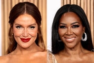 A split of Brynn Whitfield and Kenya Moore at a red carpet event.
