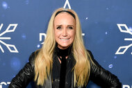 Kim Richards the "Christmas at Kathy's" event in Los Angeles, California.