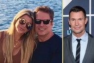 Split of Alexis Bellino with John Janssen on a boat and Jeff Lewis on Watch What Happens Live.