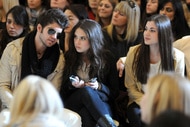 Peter Cary "PC" Peterson and Taylor DiGiovanni at a fashion show during NYC fashion week