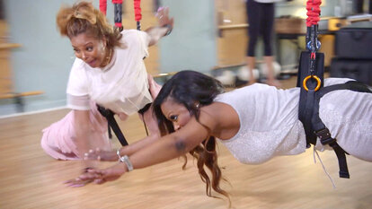The Real Housewives of Atlanta Try Aerial Pilates