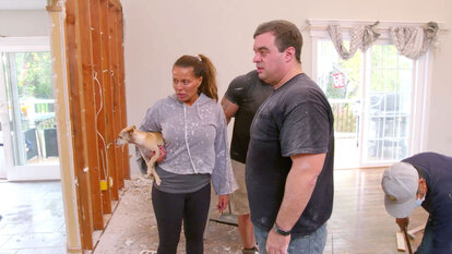Dolores Catania and Frank Catania Start Renovations on Her Home