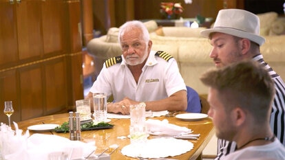 What Is Captain Lee Rosbach Walking Into at This Charter Guest Dinner?