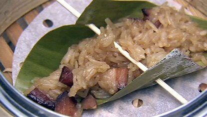 Dale Talde's Sweet Rice with Chinese Bacon