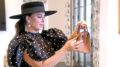 Kyle Richards Can't Stop Looking at Crystal Kung Minkoff's $95K Bag