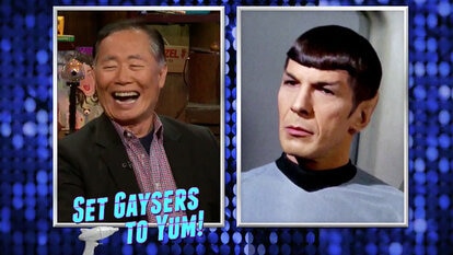George Takei Sets His Gayser to Yum!
