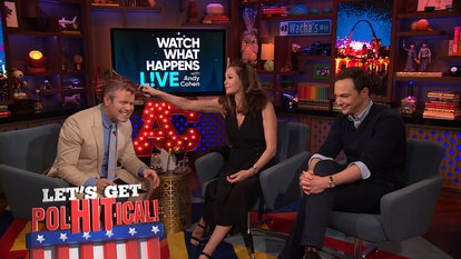 Diane Lane Hits Andy Cohen with Bottles