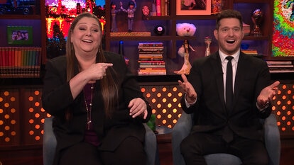 Camryn Manheim and Michael Bublé Compete Over Music