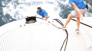 Ashton Pienaar Gets Dragged Overboard