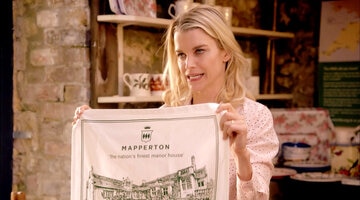 Julie Monatgu Struggles over Mapperton Tea Towels