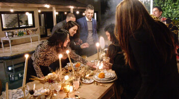 The Shahs' Thanksgiving Dinner Catches on Fire
